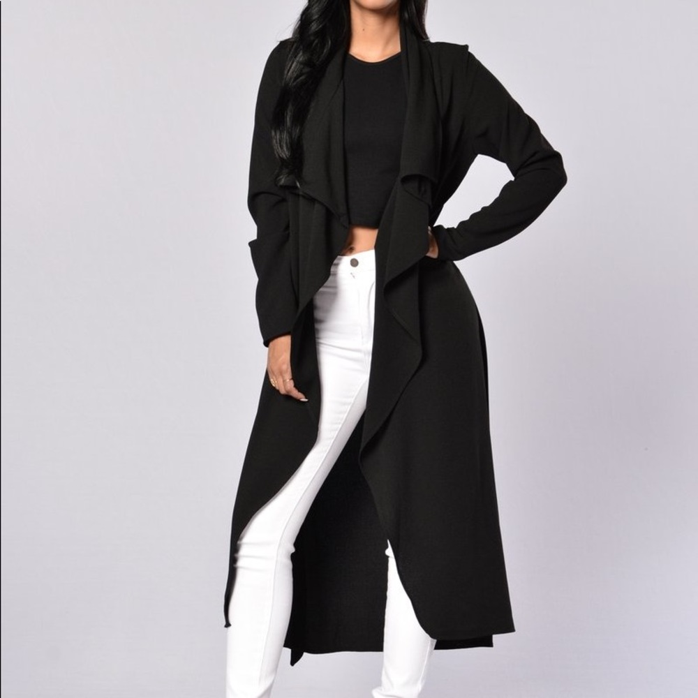 Fashion Nova Black Coat